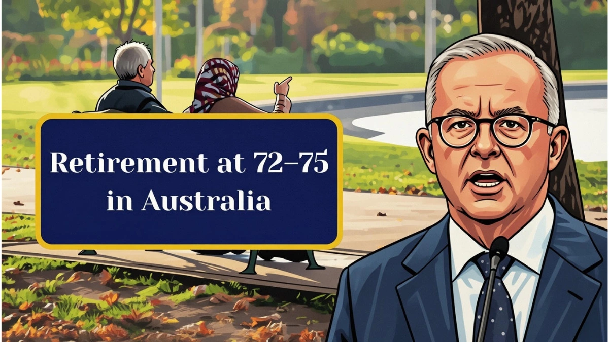 Retirement at 72–75 in Australia
